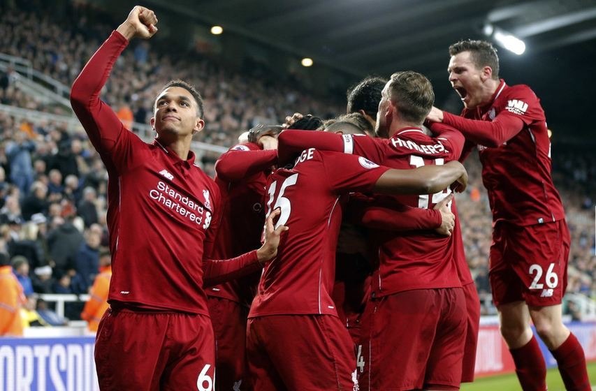  利物浦绝杀曼城保留英超争冠悬念至最后一轮